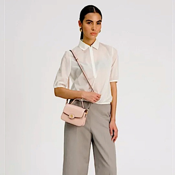 Tory Burch Women's Small Robinson Spazzolato Top Handle Bag - Picture 11 of 12